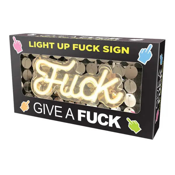 Neon Fuck Light Up Sign – body-safe materials | Fu'Cha Exotics