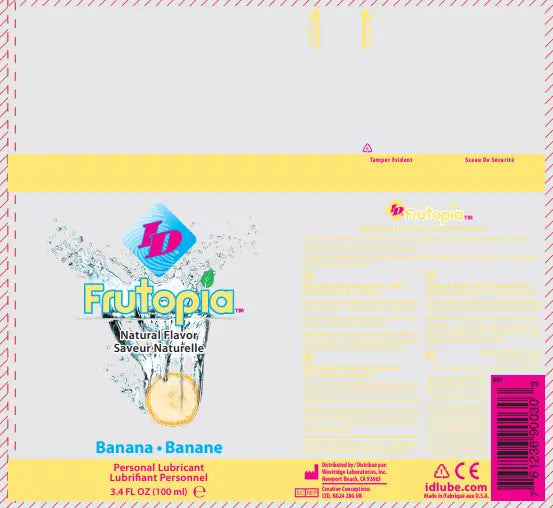 ID Frutopia Natural Flavor Banana 3.4 Oz – body-safe materials | Fu'Cha Exotics