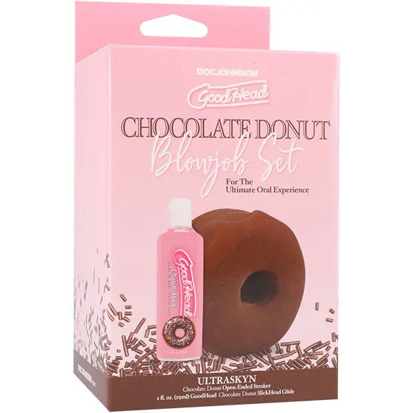 Goodhead - Chocolate Donut Blowjob Set – body-safe materials | Fu'Cha Exotics