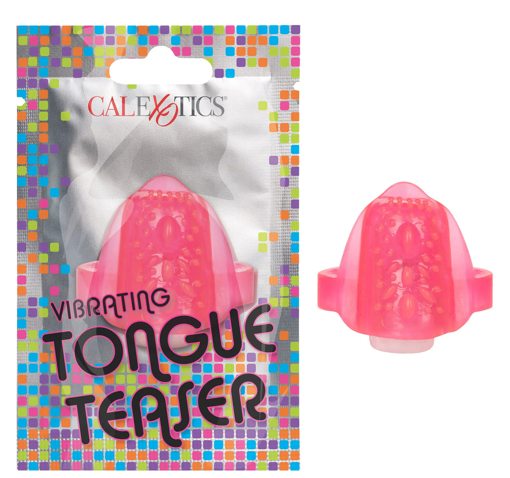 Foil Pack Vibrating Tongue Teaser - Pink – body-safe TPE | Fu'Cha Exotics