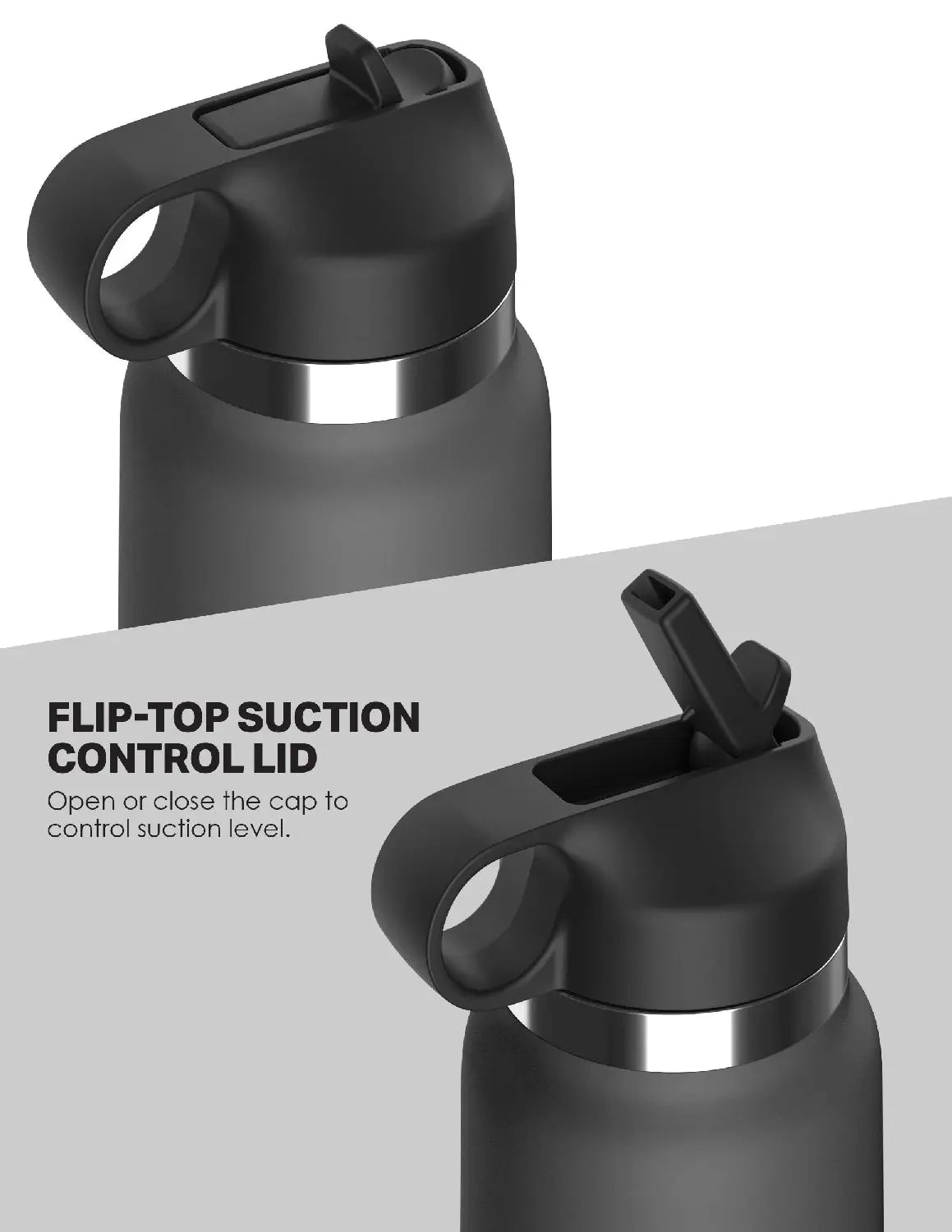 Fuck Flask - Secret Delight - Grey Bottle - Light – body-safe materials | Fu'Cha Exotics