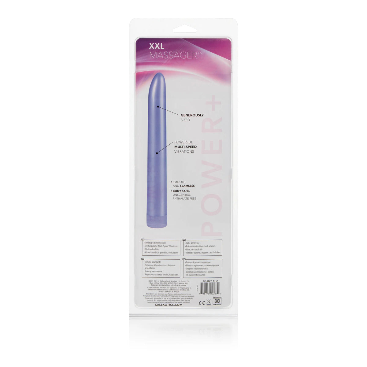 Jumbo 11 Inches Massager - Lavander – body-safe materials | Fu'Cha Exotics