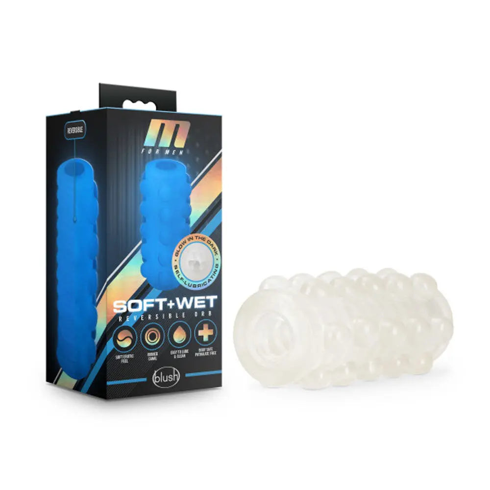 M for Men - Soft and Wet - Reversible Orb - Frosted – body-safe materials | Fu'Cha Exotics