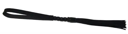 Sex and Mischief Beaded Flogger – genuine leather | Fu'Cha Exotics