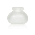 Clear ball stretcher with rounded bulb and flat base, 0.75 inch