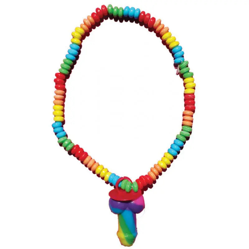 Rainbow Pecker Candy Necklace – body-safe materials | Fu'Cha Exotics
