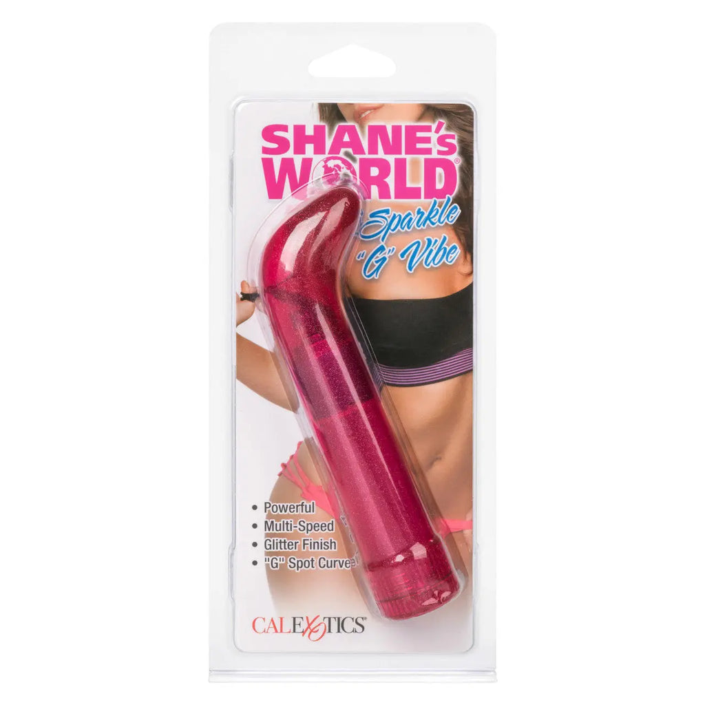 Shanes World Sparkle G Vibe - Pink – body-safe materials | Fu'Cha Exotics