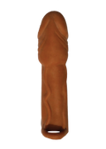 Skinsations Latin Lover Series Husky Lover 7 Inch Vibrating - Brown