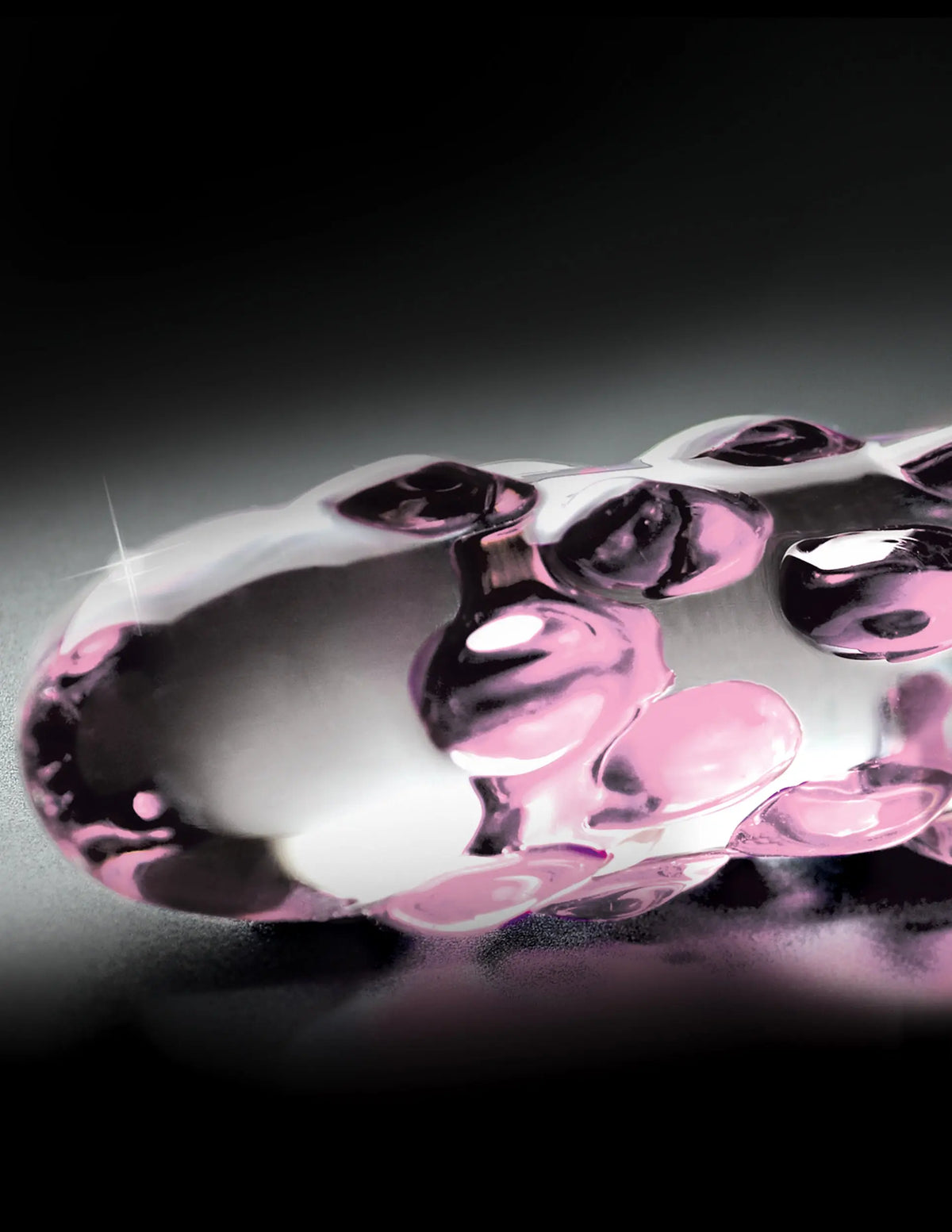Icicles No. 7 - Clear / Pink – body-safe materials | Fu'Cha Exotics