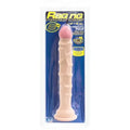 White slimline suction cup dildo, 8 inch