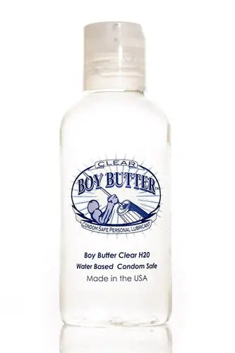 Boy Butter Clear H2O 4 Oz – body-safe materials | Fu'Cha Exotics
