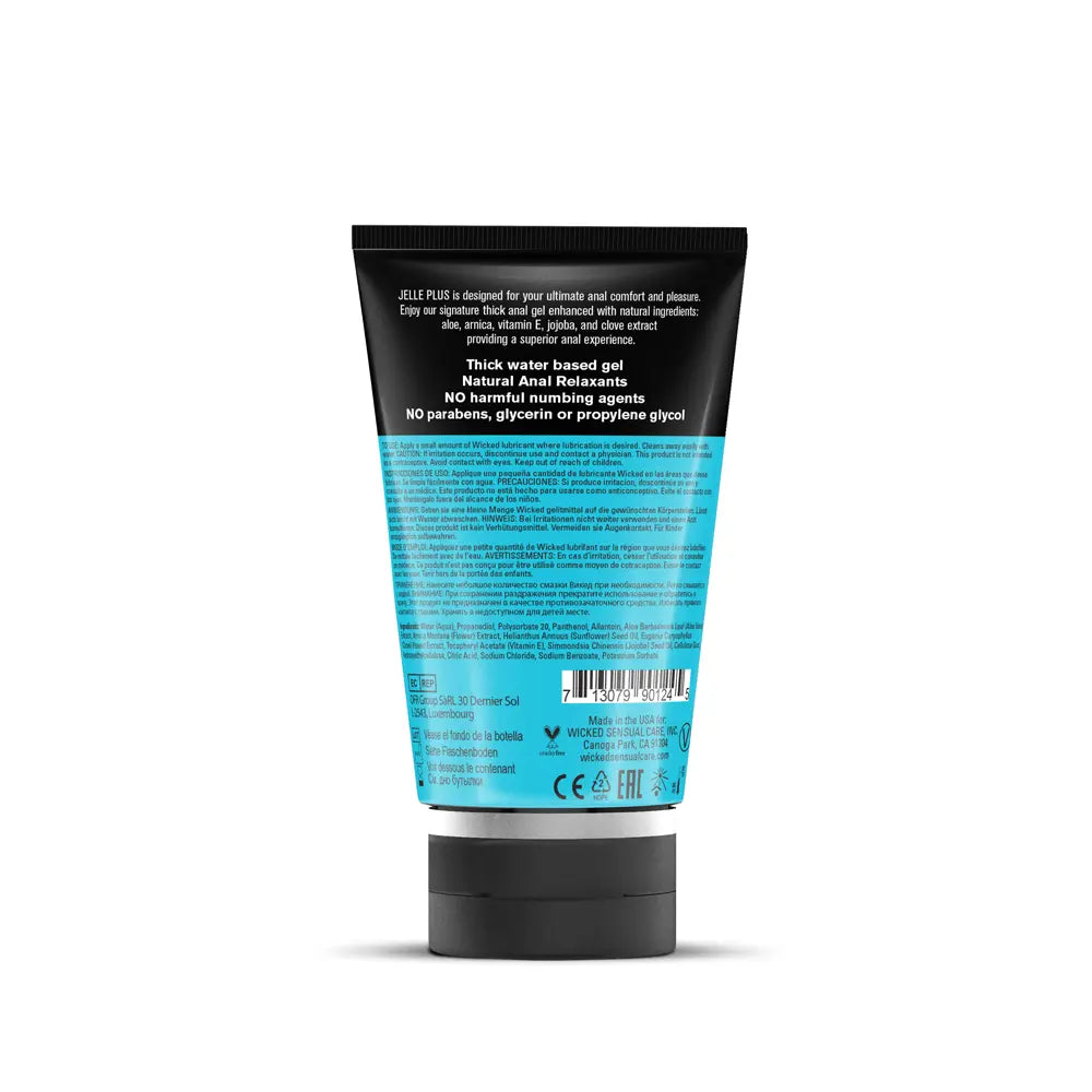 Aqua Jelle Plus - Anal Lubricant With Relaxants 4 Oz – body-safe materials | Fu'Cha Exotics