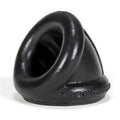 Black rubber ball stretcher pusher with curved nozzle