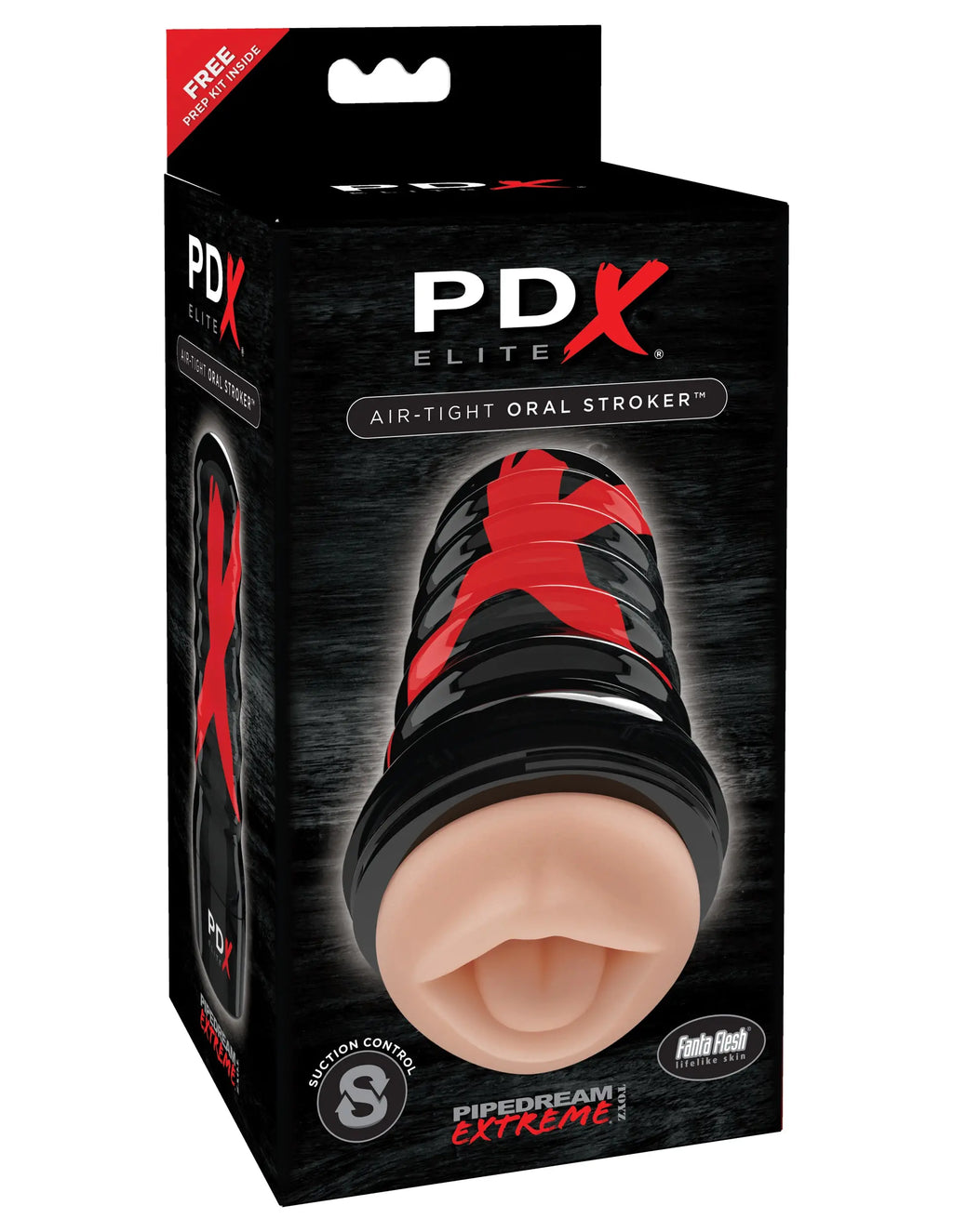 Pdx Elite Air Tight Oral Stroker – body-safe materials | Fu'Cha Exotics