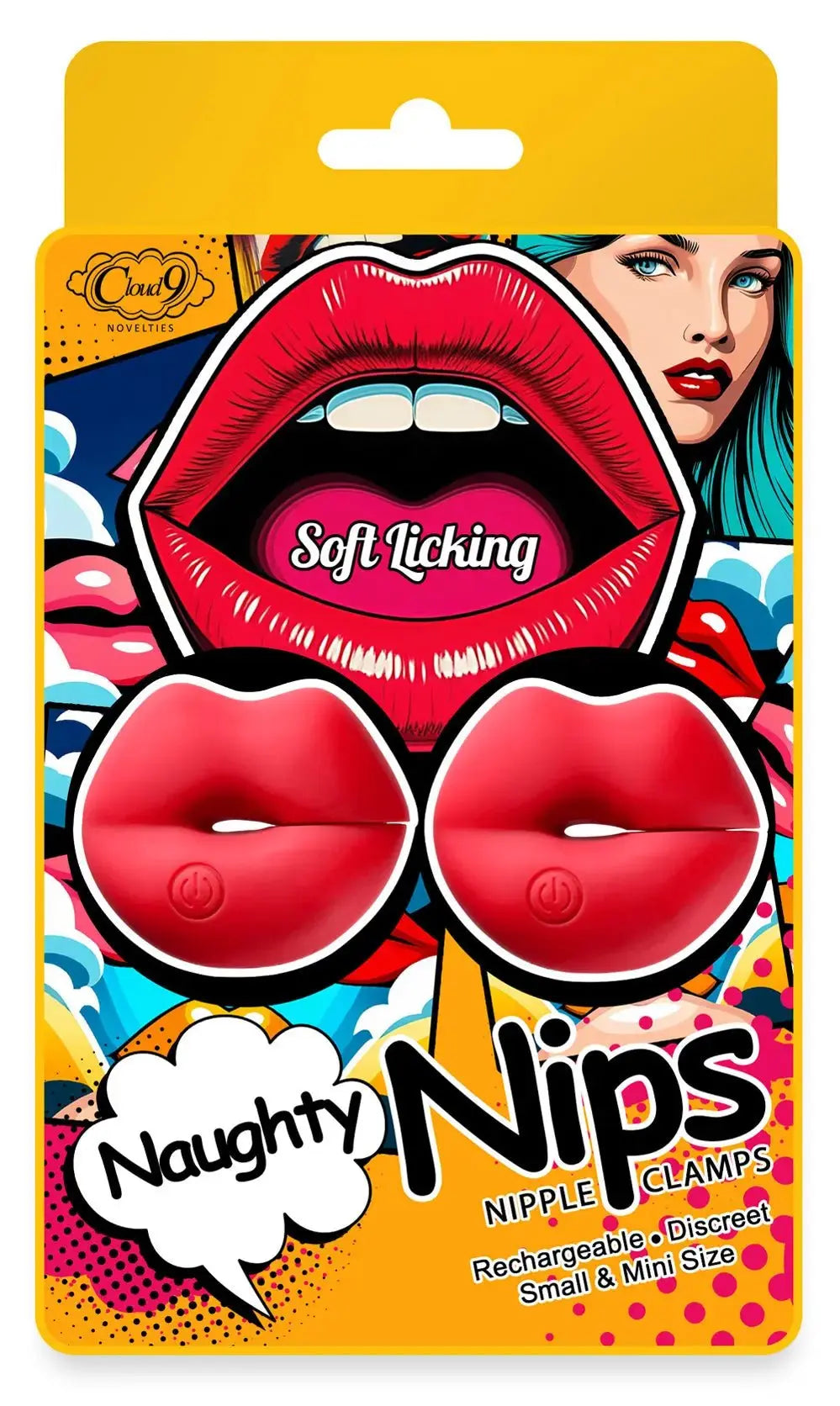 Cloud 9 Naughty Nips Nipple Clamps - Red – body-safe materials | Fu'Cha Exotics