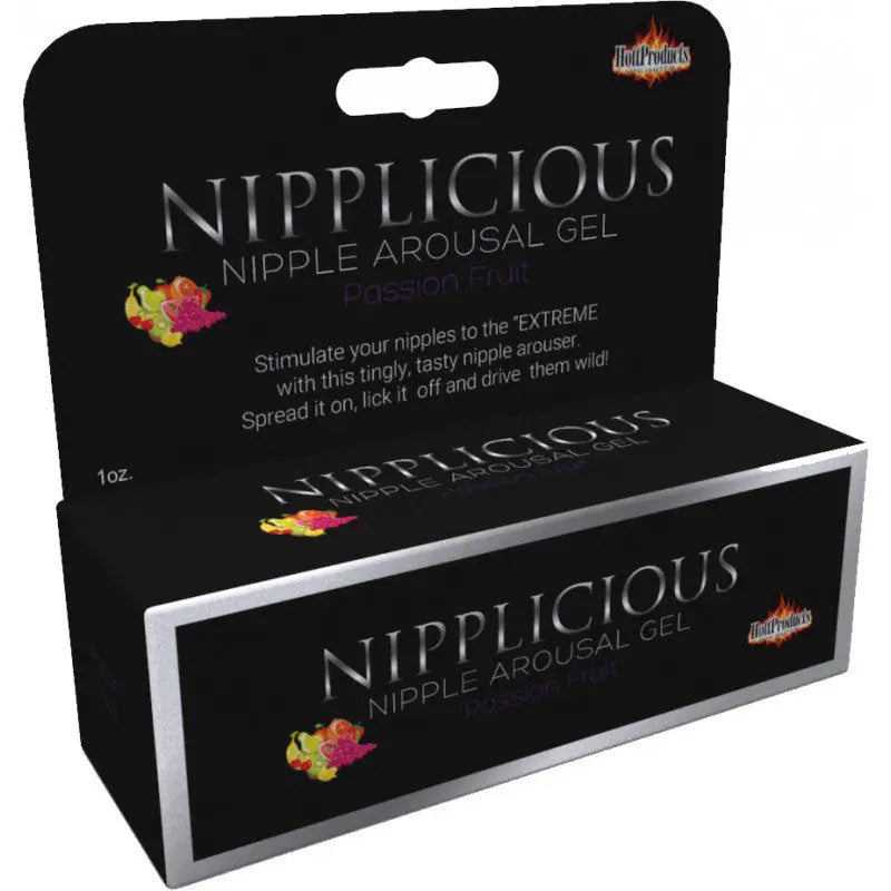 Nipplicious - 1. Fl. Oz. - Passion Fruit - Boxed – body-safe materials | Fu'Cha Exotics