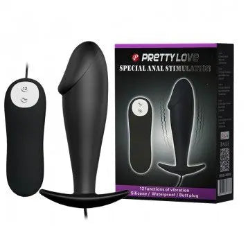 Pretty Love Special Anal Stimulation - Black – body-safe silicone fully waterproof | Fu'Cha Exotics