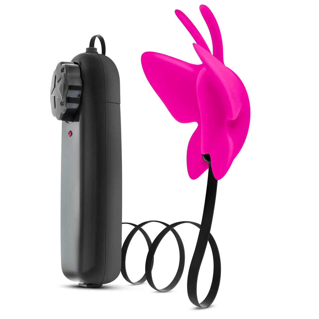 Luxe- Butterfly Teaser - Fuschia – body-safe materials | Fu'Cha Exotics