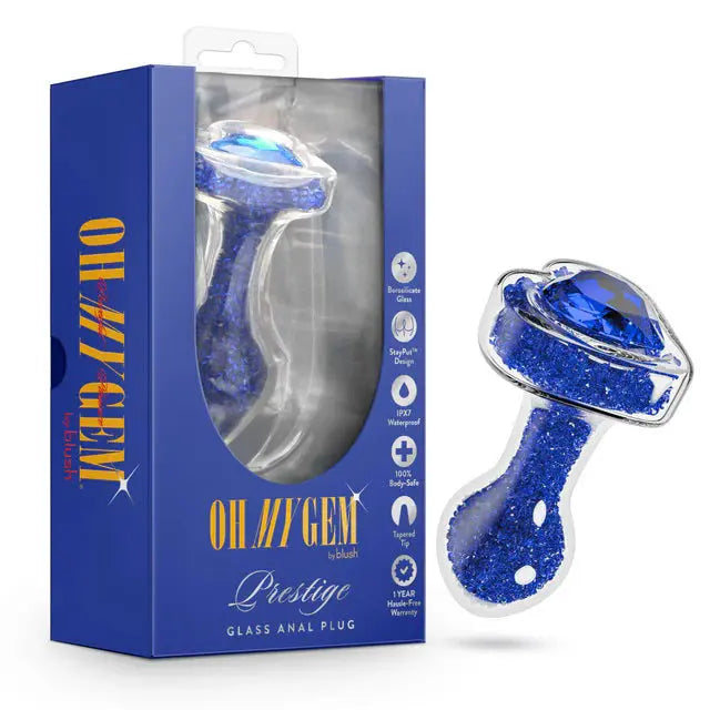 Oh My Gem - Prestige - Blue – body-safe materials | Fu'Cha Exotics