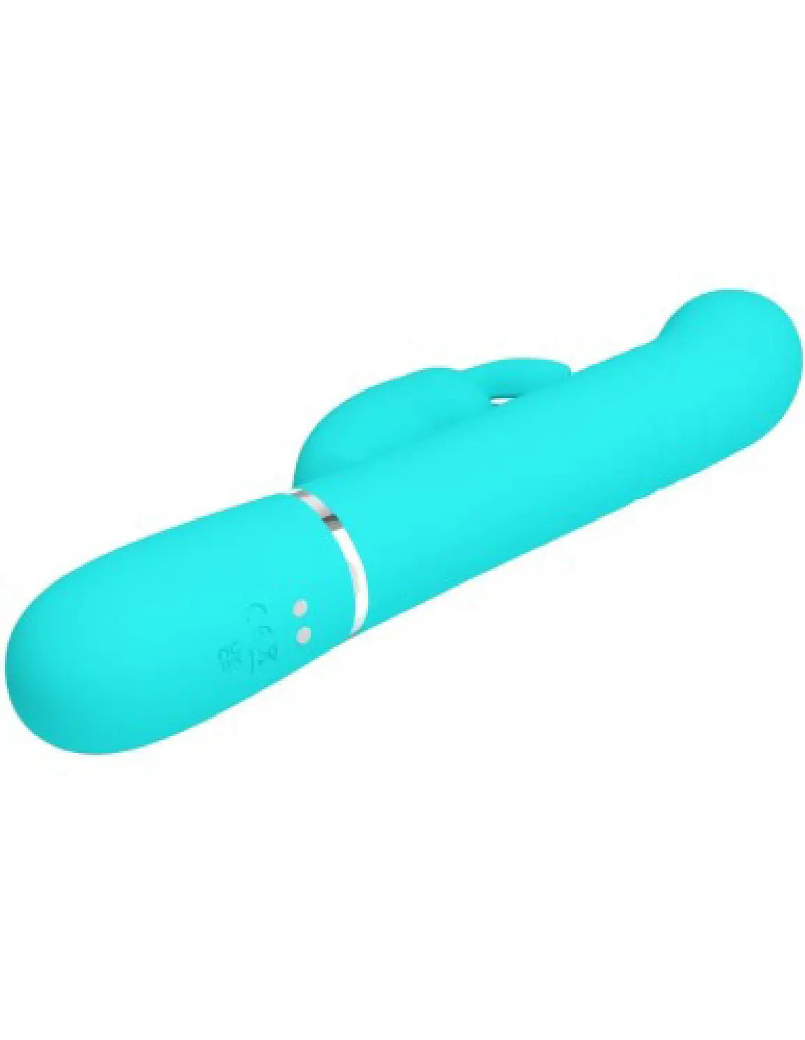 Coale Rabbit Vibrator Pearls - Turquoise – body-safe materials | Fu'Cha Exotics