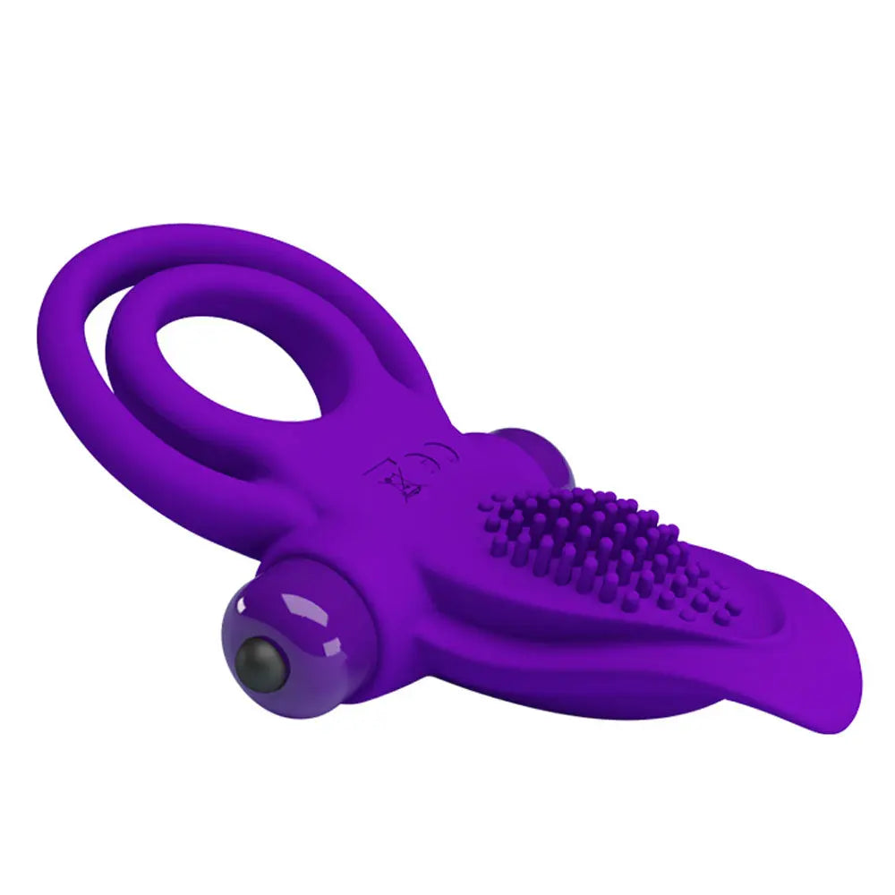 Pretty Love Vibrant Penis Ring - Purple – body-safe materials | Fu'Cha Exotics