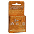 Kimono MicroThin ribbed+Sensi-Dots condom 3-pack box, brown package