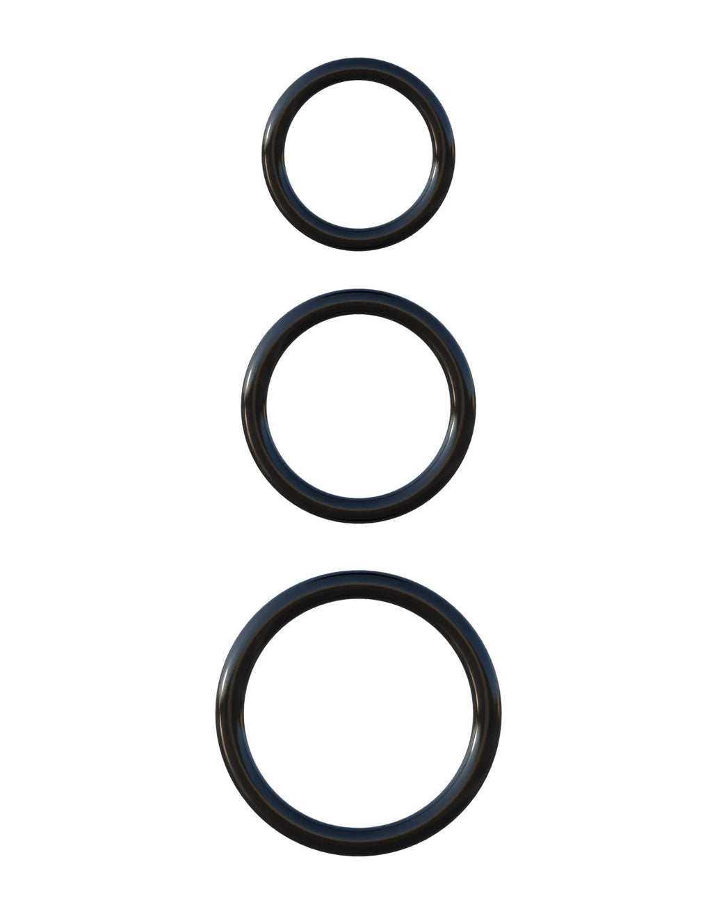 Fantasy C-Ringz Silicone Ring Stamina Set - Black – body-safe silicone | Fu'Cha Exotics