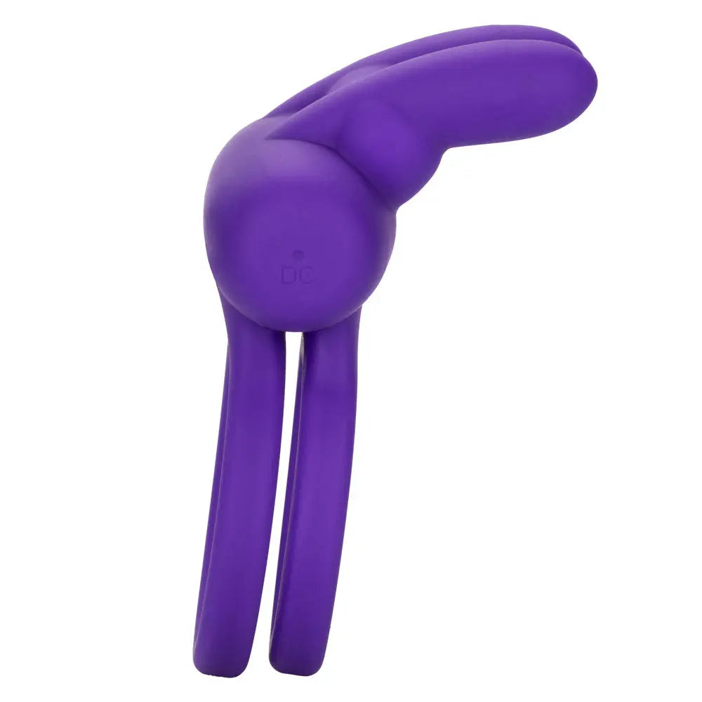 Silicone Rechargeable Dual Rockin' Rabbit Enhancer – body-safe silicone USB-rechargeable | Fu'Cha Exotics
