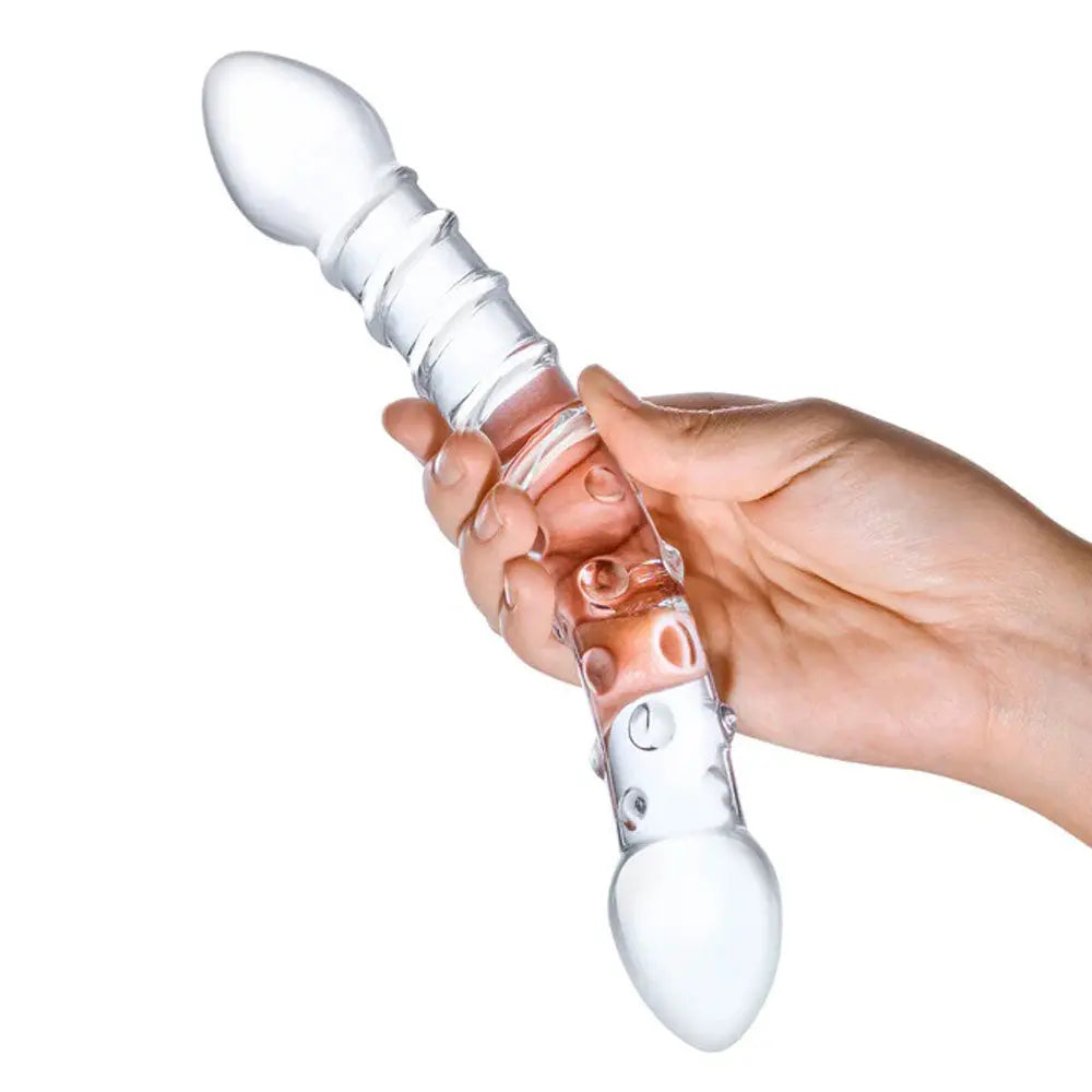 Double Trouble Glass Dildo – borosilicate glass | Fu'Cha Exotics