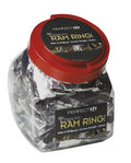 Ram Ring - 50 Count Fishbowl - Black