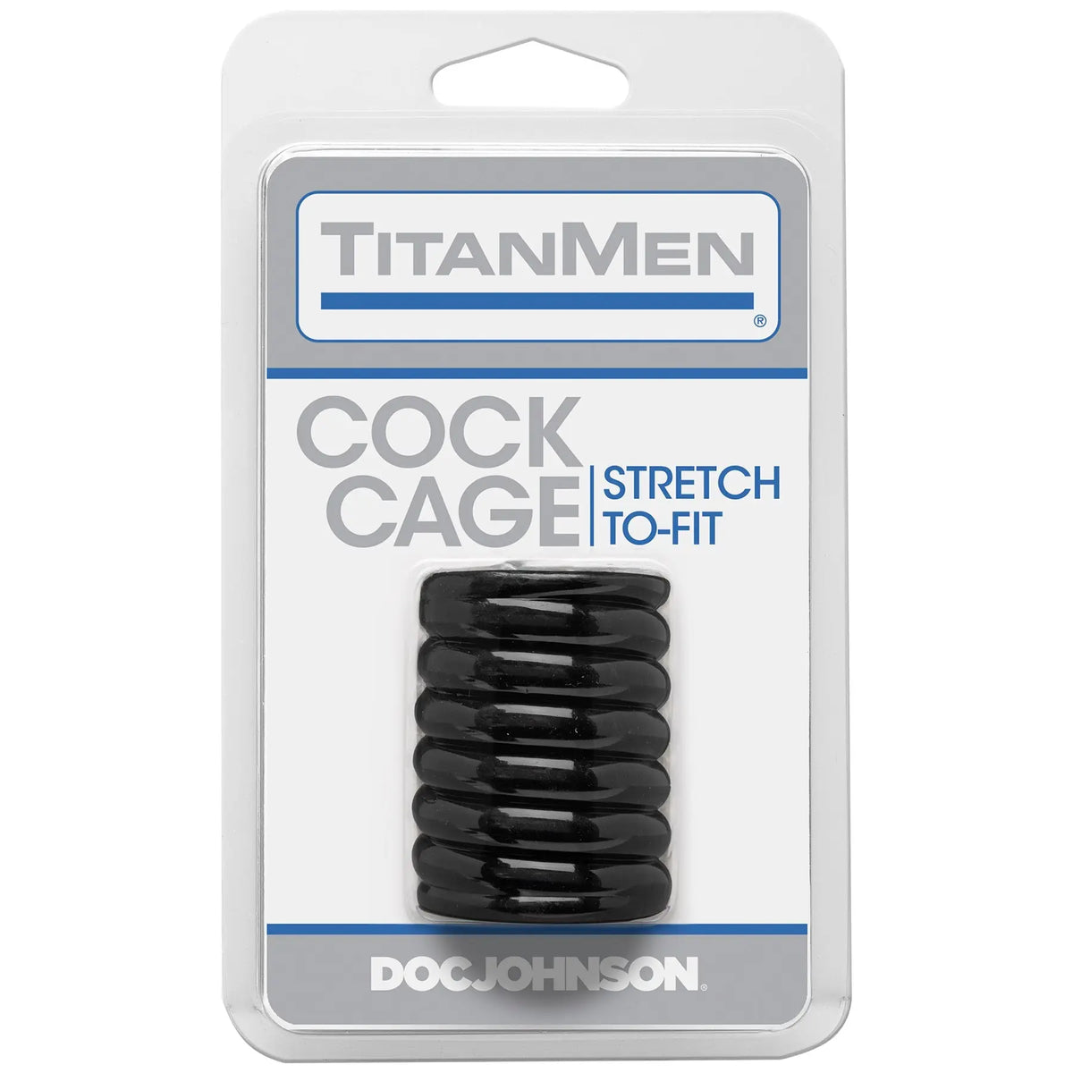 Titanmen Cock Cage - Black – body-safe materials | Fu'Cha Exotics