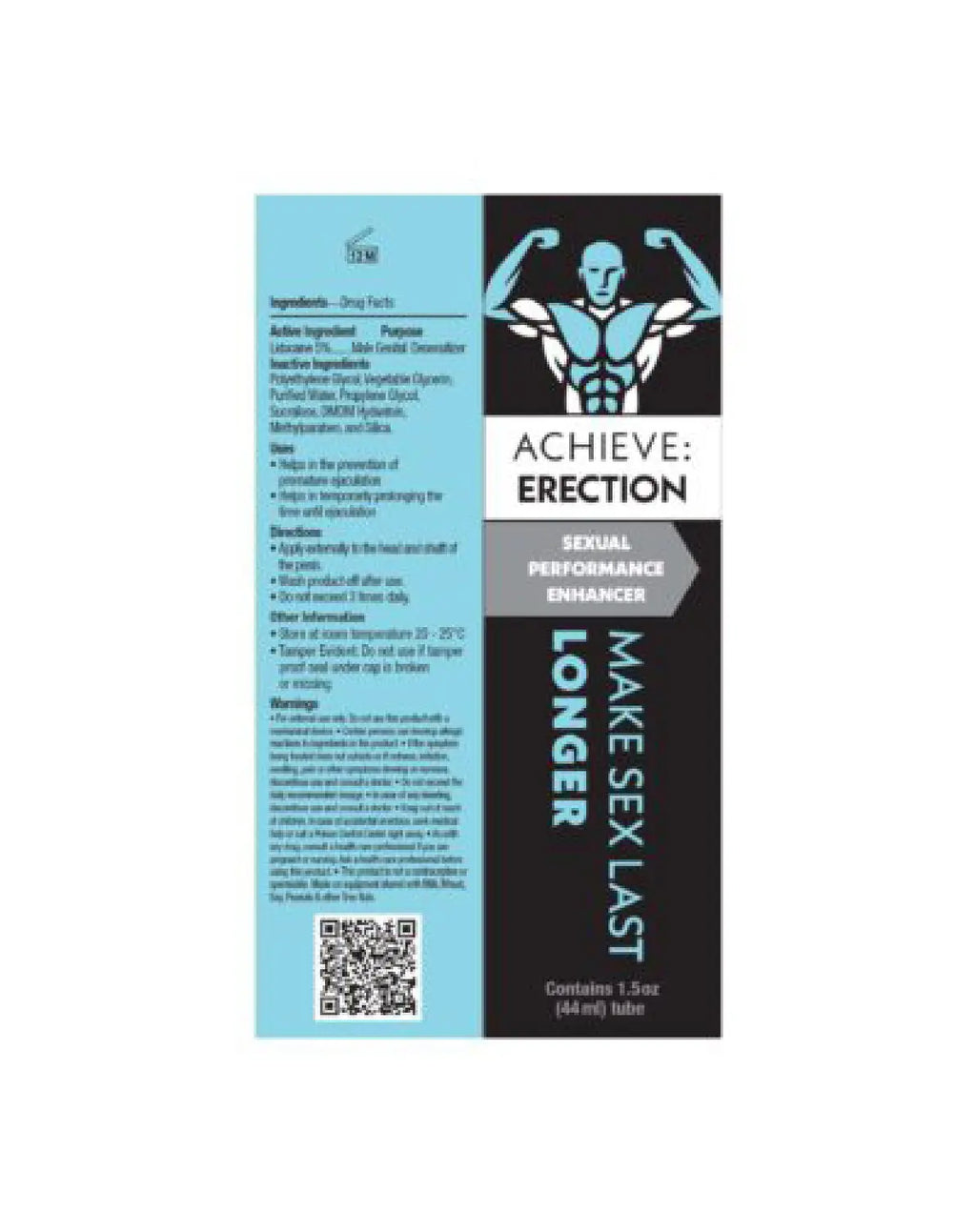 Achieve Erection - Sexual Performance Enhancer 1.5 Oz – body-safe materials | Fu'Cha Exotics