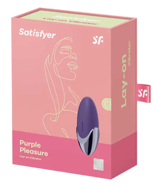 Satisfyer Layons Purple Pleasure 15-Function Rechargebale Silicone Stimulator – body-safe silicone 15 vibration modes | Fu...