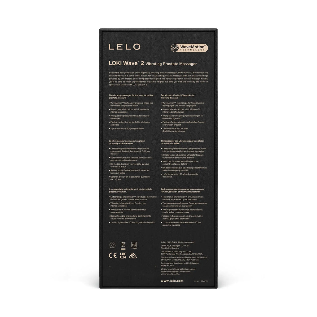 Loki Wave 2 - Black – body-safe materials | Fu'Cha Exotics