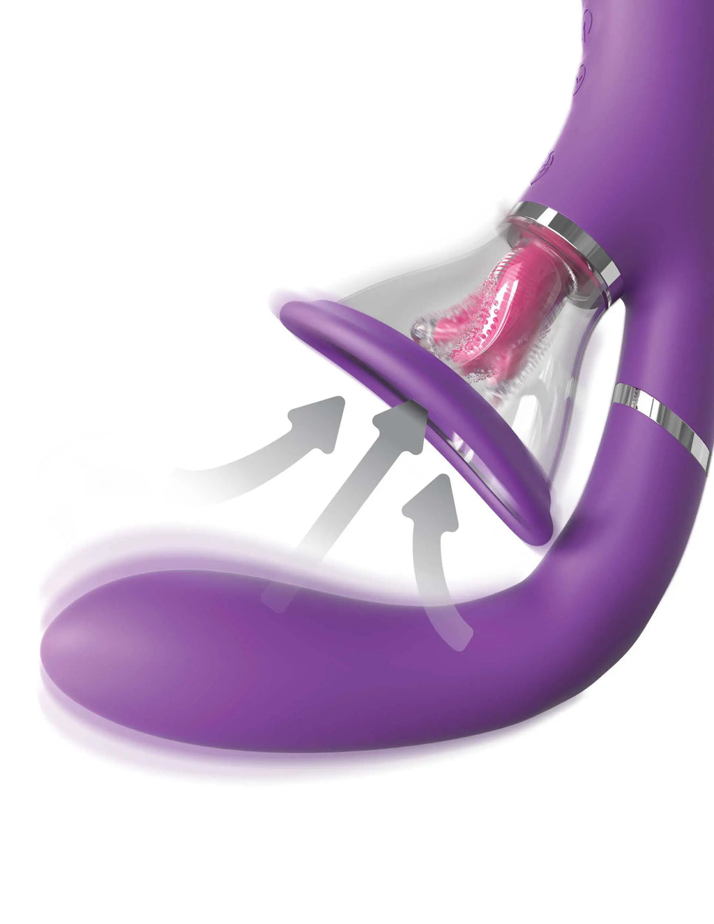 Fantasy for Her Ultimate Pleasure Pro - Purple – body-safe silicone suction stimulation | Fu'Cha Exotics