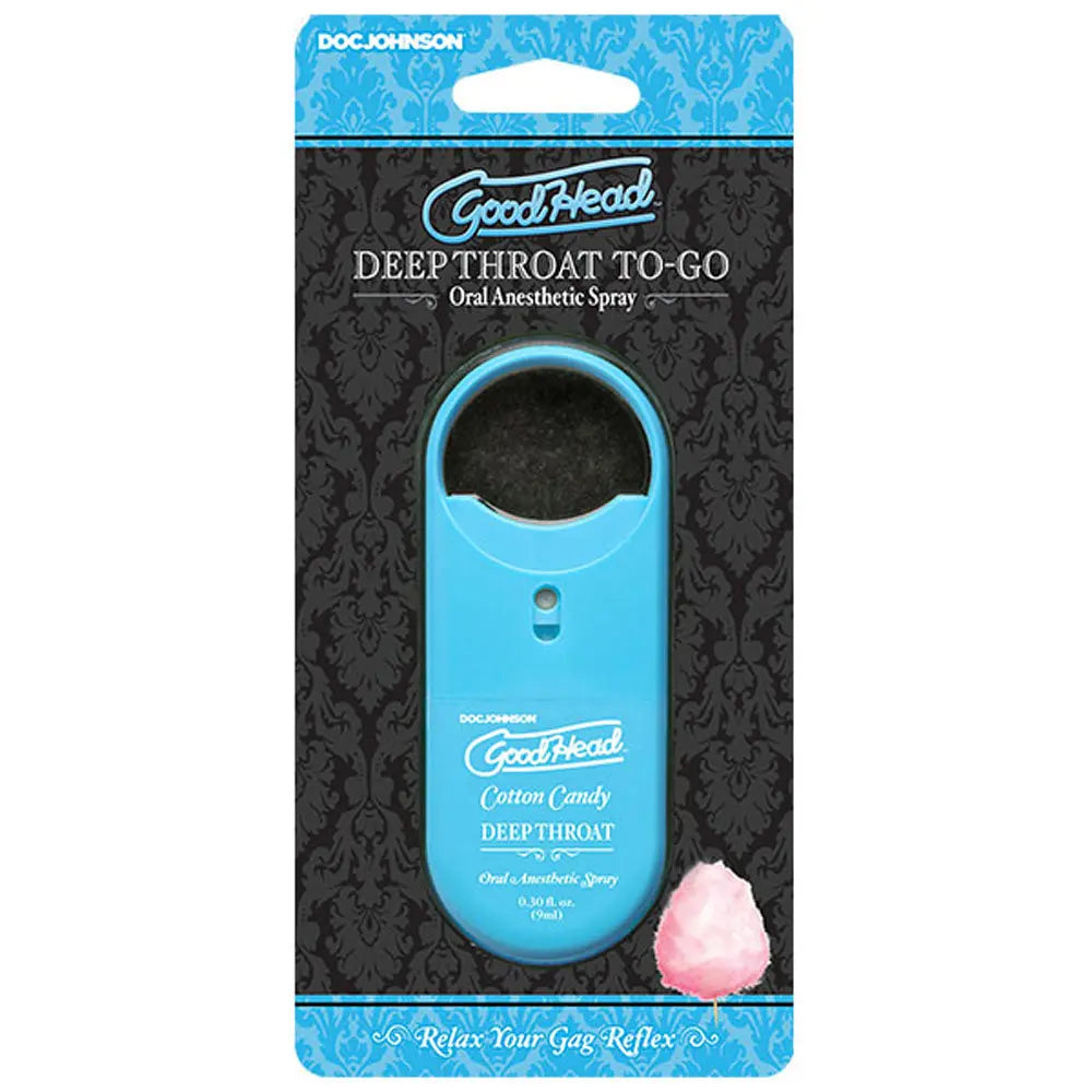 Goodhead - Deep Throat Spray to-Go - Cotton Candy - 0.30 Fl. Oz. – body-safe materials | Fu'Cha Exotics