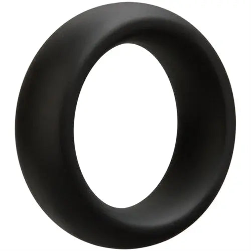 Thick black C-ring, 40mm, rounded open profile