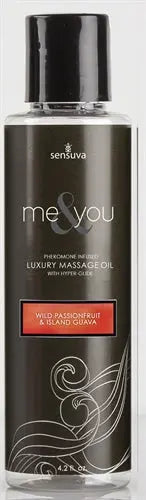 Me and You Massage Oil - Wild Passionfruit and Island Guava - 4.2 Fl. Oz. – body-safe materials | Fu'Cha Exotics
