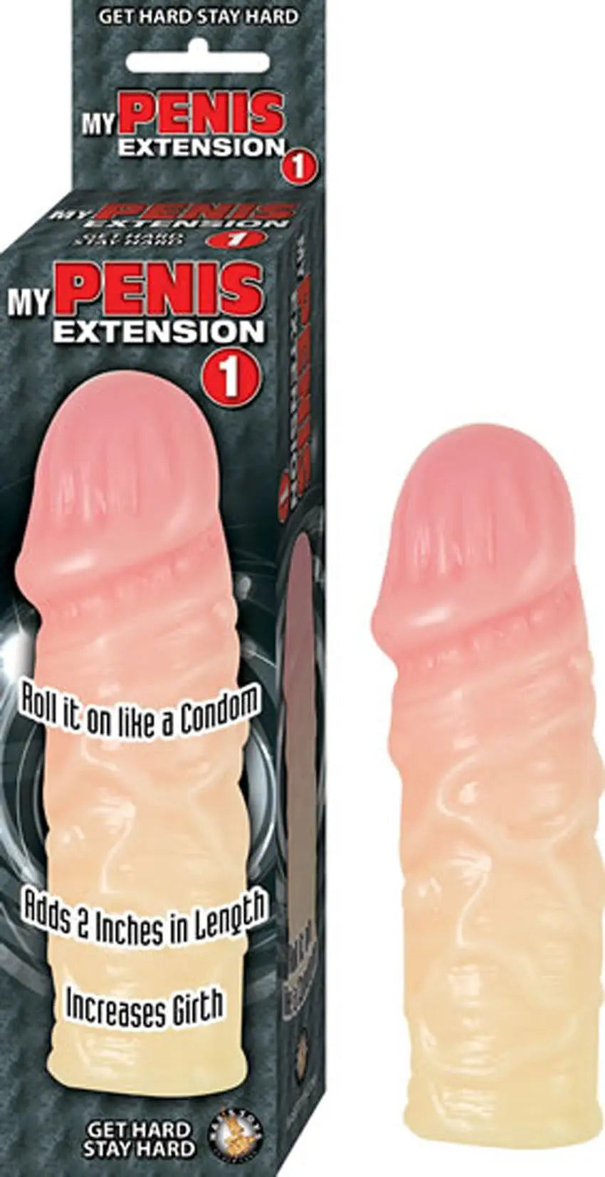 My Penis Extension 1 - Flesh – body-safe materials fully waterproof | Fu'Cha Exotics