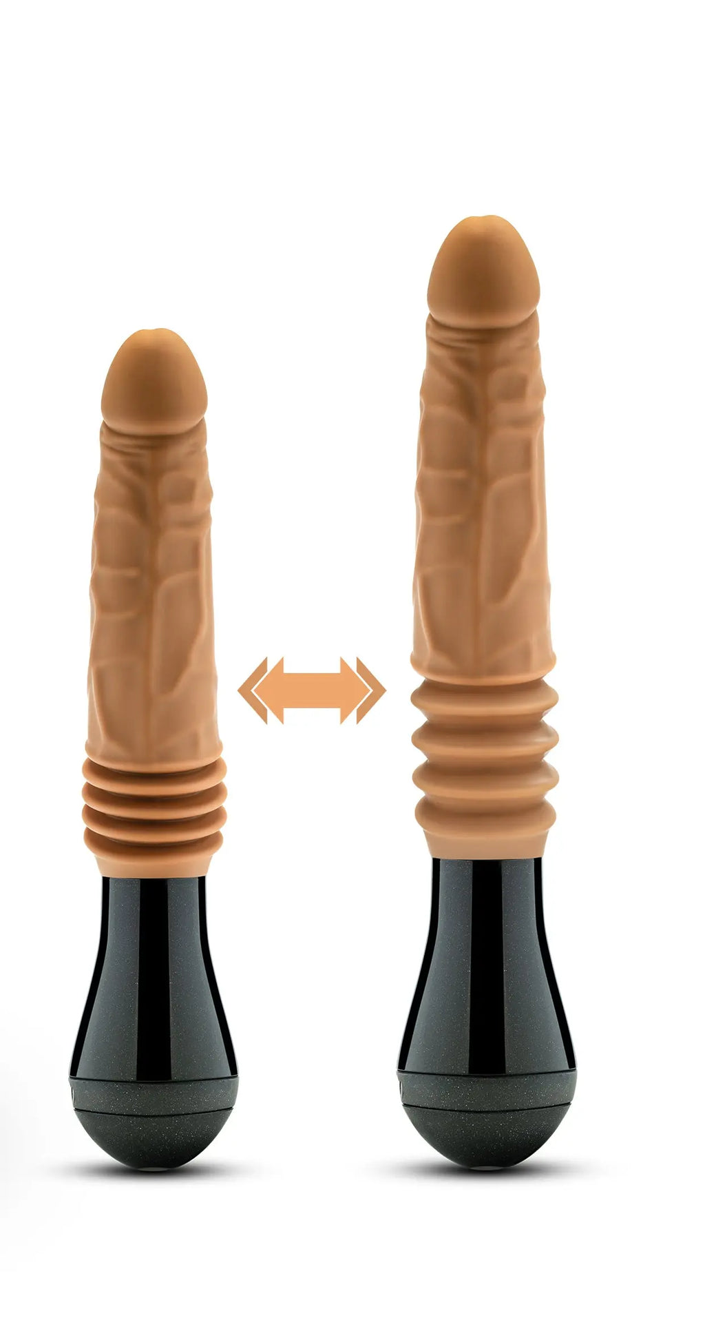 Dr. Skin Silicone - Dr. Arthur - Thrusting Gyrating Vibrating Dildo - Tan – body-safe materials | Fu'Cha Exotics