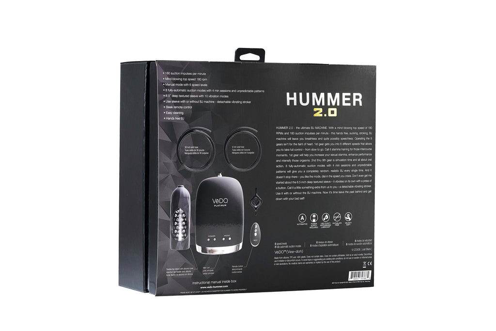 Hummer 2.0 - Ultimate Bj Machine – body-safe materials | Fu'Cha Exotics