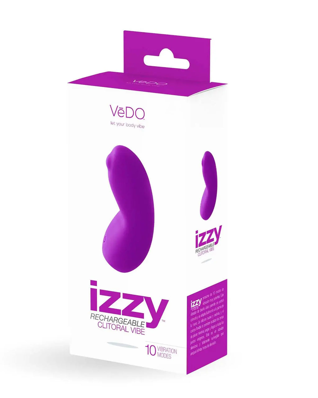 Izzy Rechargeable Vibe - Violet Vixen – body-safe materials USB-rechargeable | Fu'Cha Exotics