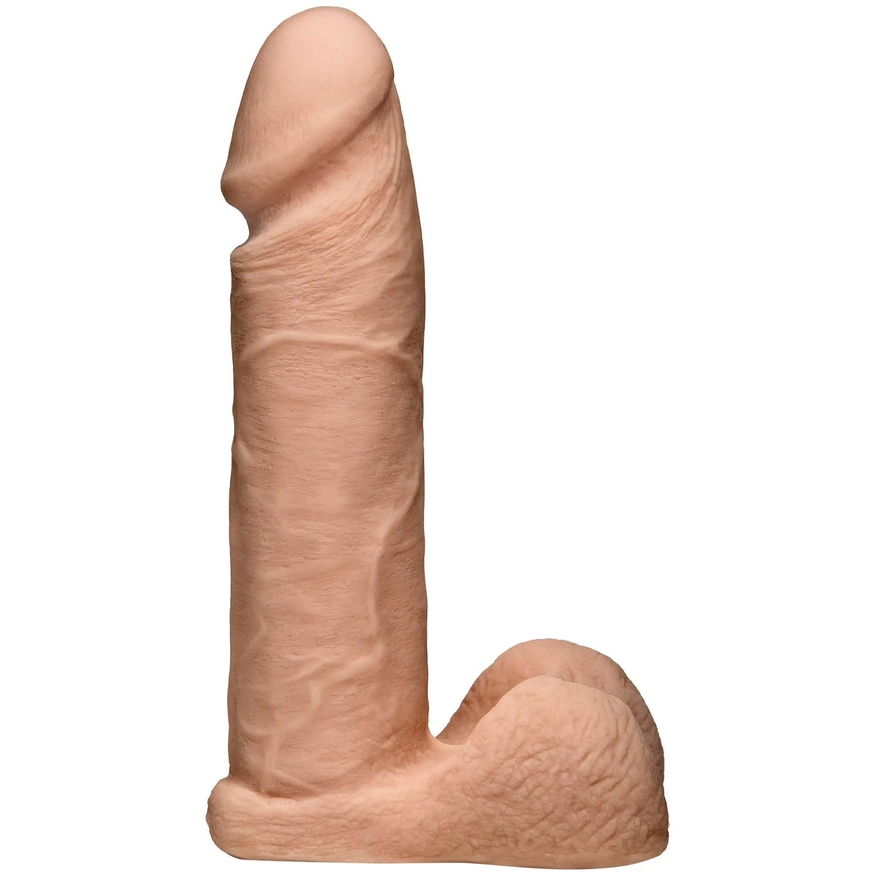 Tan harness sleeve with curved base, 8-inch length