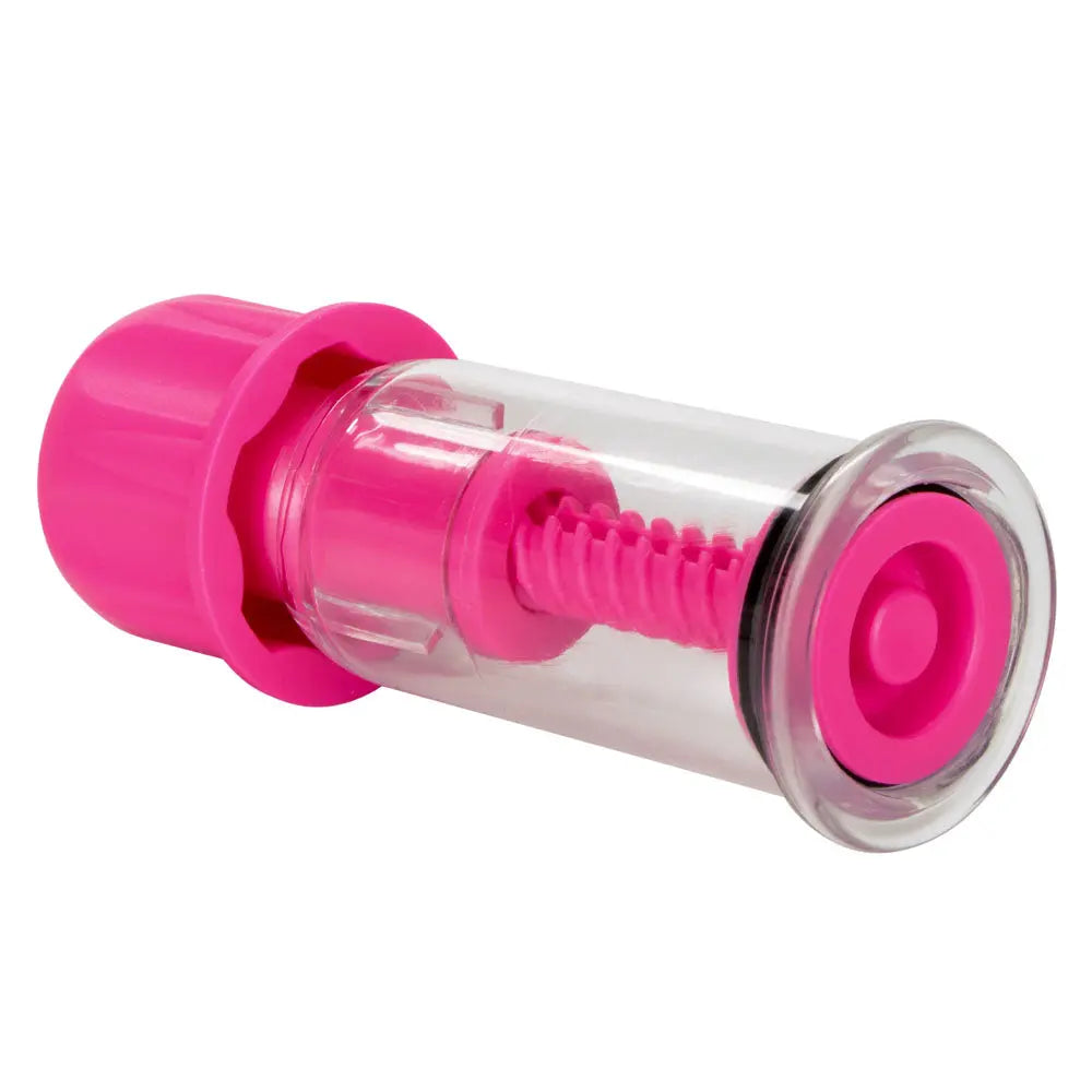 Nipple Play Vacuum Twist Suckers - Pink – body-safe materials | Fu'Cha Exotics