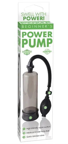 Beginners Power Pump - Smoke – body-safe materials | Fu'Cha Exotics