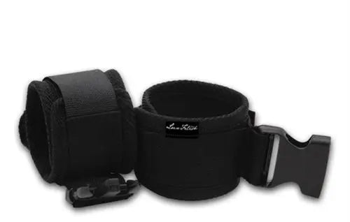 G-Spot Pal black fabric strap with rounded cuff and adjustable metal buckle