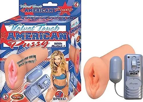 Velvet Touch American-style sex toy with bullet insert and carrying case