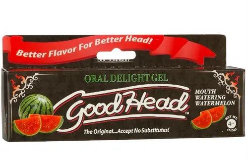 Good Head Oral Delight Gel 4 Oz - Watermelon – body-safe materials | Fu'Cha Exotics