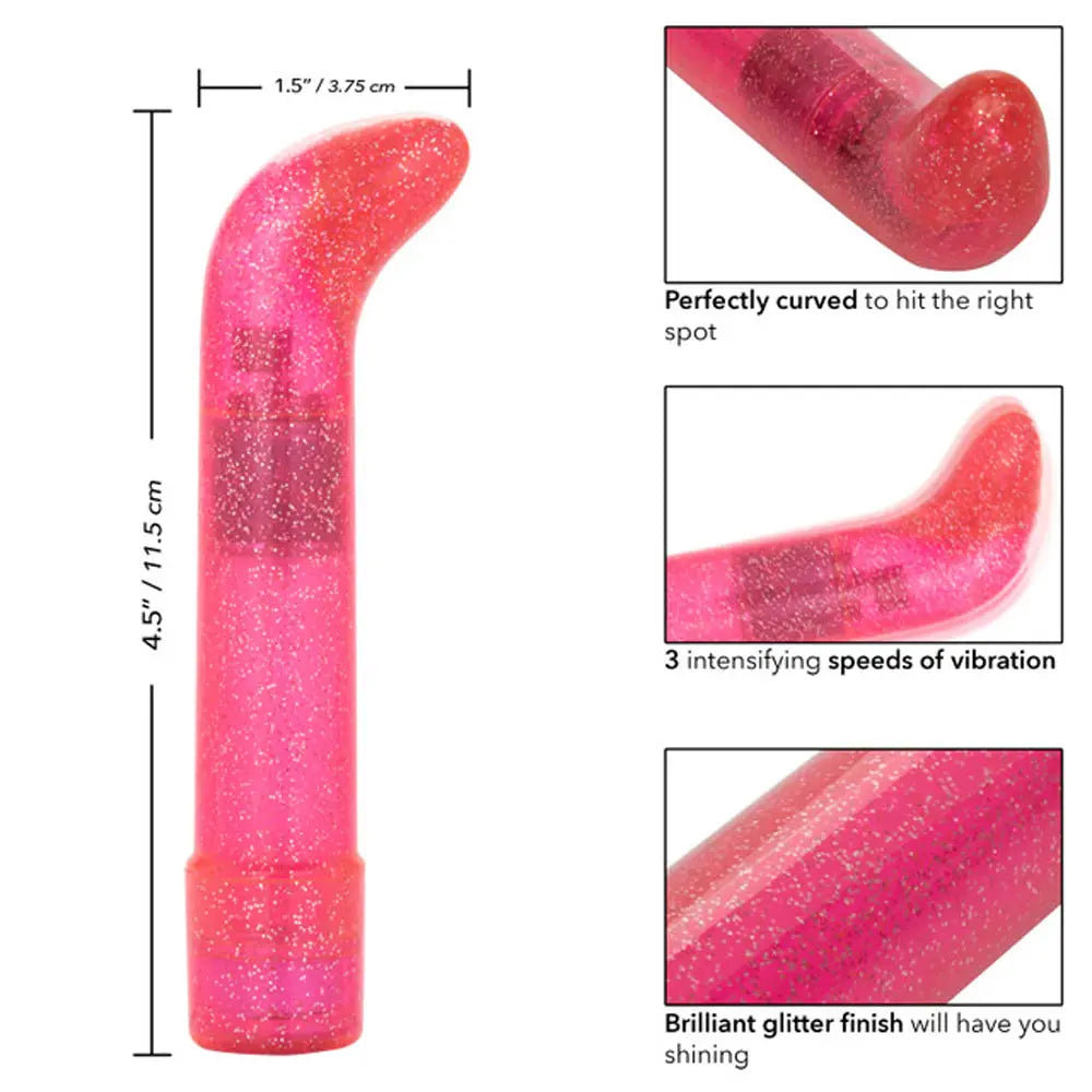 Sparkle Mini G-Vibe - Pink – body-safe materials | Fu'Cha Exotics