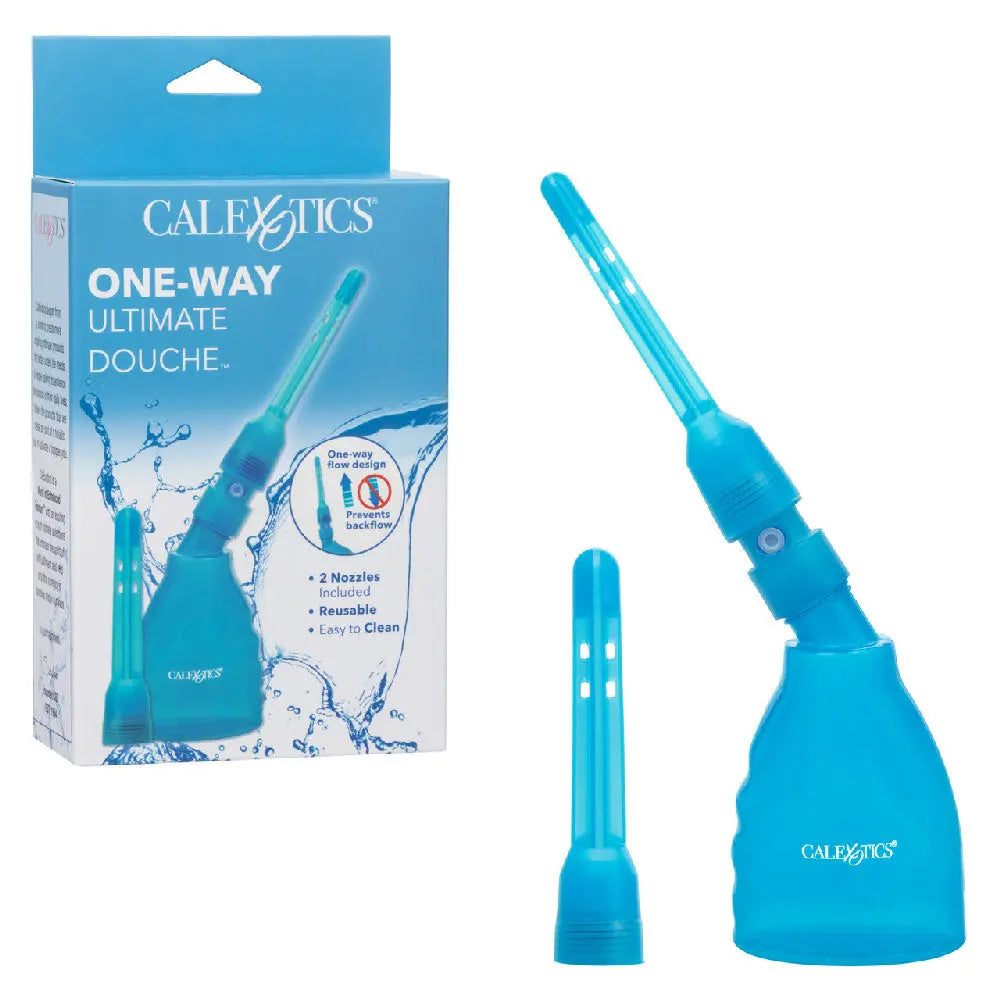 One-Way Ultimate Douche - Blue – body-safe materials | Fu'Cha Exotics